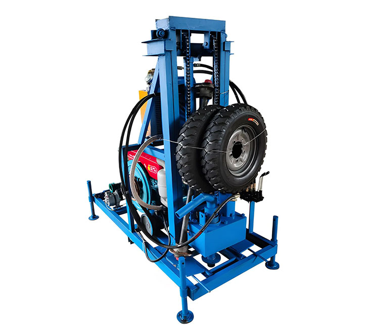 Diesel Hydraulic Borehole Water Well Drilling Rig